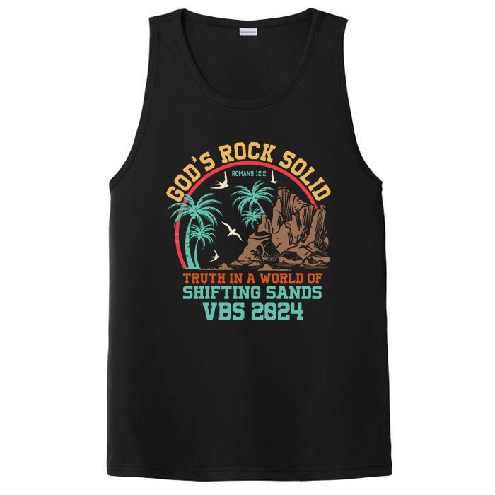 GodS Rock Solid Truth In A World Of Shifting Sands Vacation PosiCharge Competitor Tank