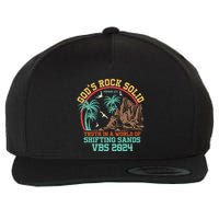 GodS Rock Solid Truth In A World Of Shifting Sands Vacation Wool Snapback Cap