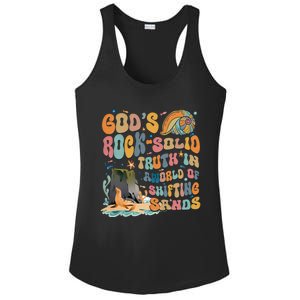 GodS Rock Solid Breaker Rock Beach Vbs 2024 Christian Gift Ladies PosiCharge Competitor Racerback Tank