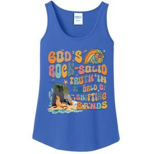 GodS Rock Solid Breaker Rock Beach Vbs 2024 Christian Gift Ladies Essential Tank