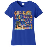 GodS Rock Solid Breaker Rock Beach Vbs 2024 Christian Gift Women's T-Shirt