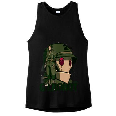 G.I. Robot Showcase Ladies PosiCharge Tri-Blend Wicking Tank