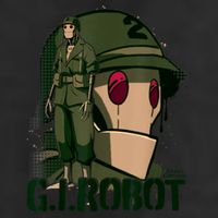 G.I. Robot Showcase 7 Panel Mesh Trucker Snapback Hat