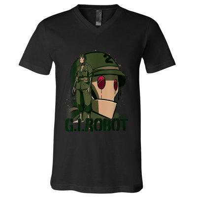 G.I. Robot Showcase V-Neck T-Shirt