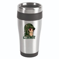G.I. Robot Showcase 16oz Travel Tumbler