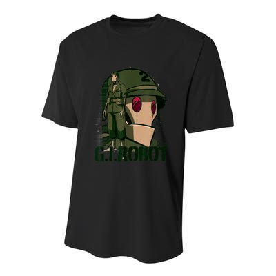 G.I. Robot Showcase Youth Performance Sprint T-Shirt