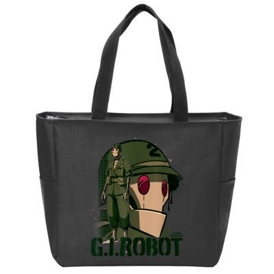 G.I. Robot Showcase Zip Tote Bag
