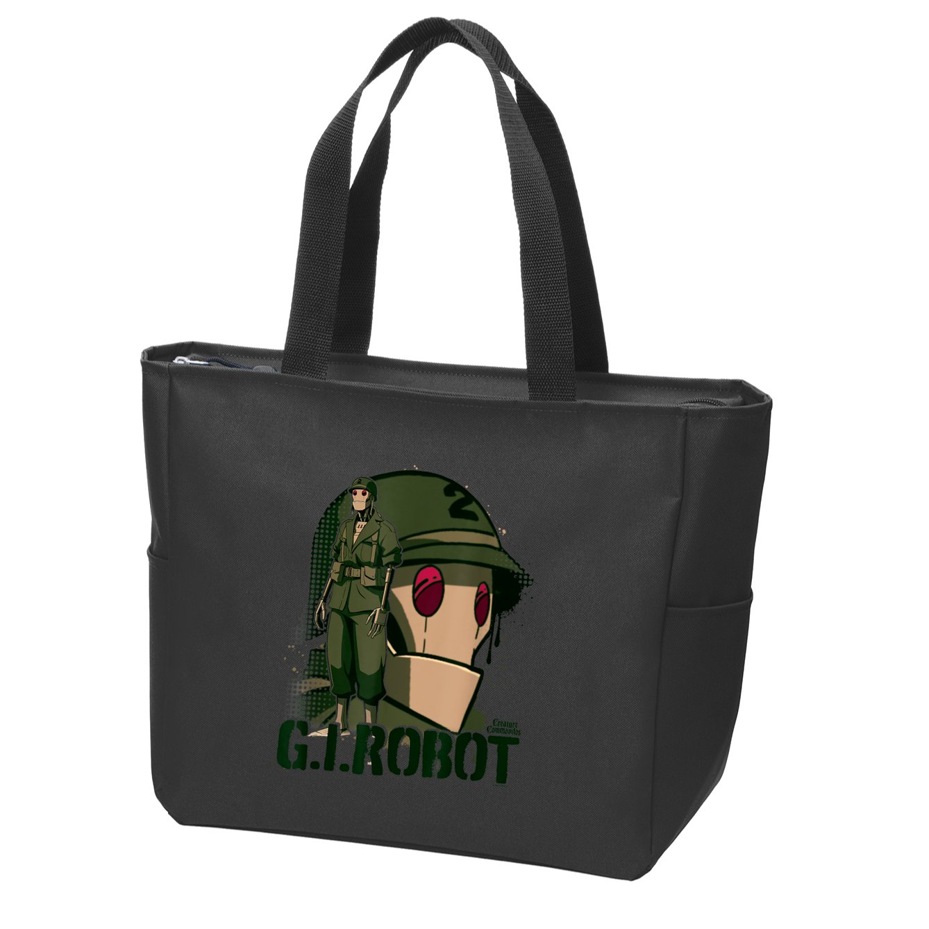G.I. Robot Showcase Zip Tote Bag