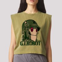 G.I. Robot Showcase Garment-Dyed Women's Muscle Tee