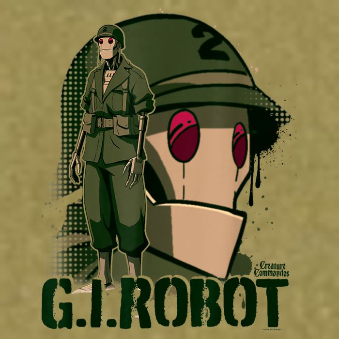 G.I. Robot Showcase Garment-Dyed Women's Muscle Tee