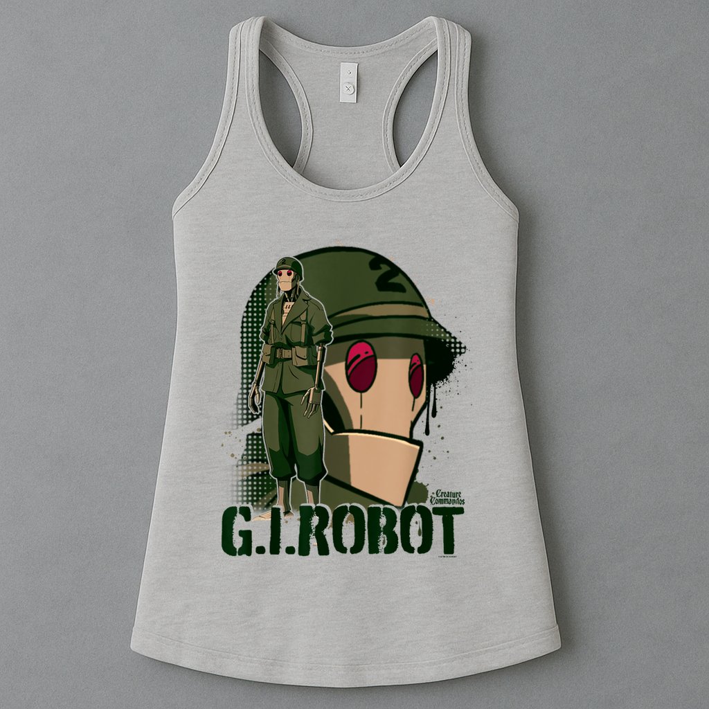 G.I. Robot Showcase Womens Tank Top