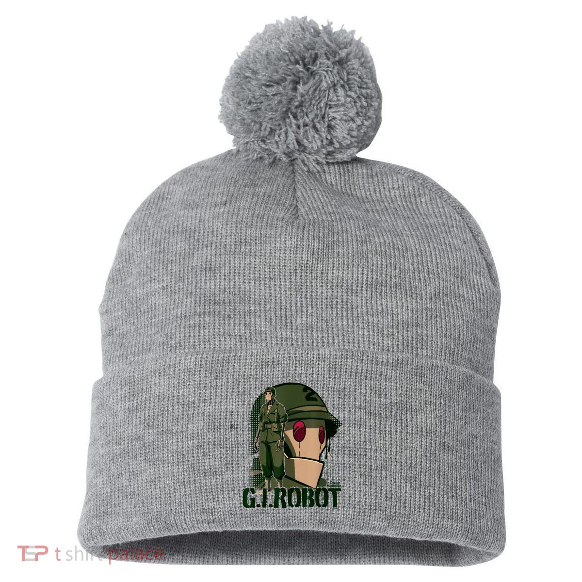 G.I. Robot Showcase Pom Pom 12in Knit Beanie