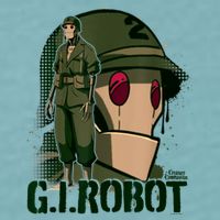 G.I. Robot Showcase Sueded Cloud Jersey T-Shirt