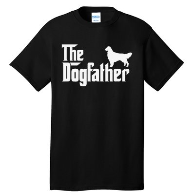 Golden Retriever - The DogFather Father's Day Tall T-Shirt