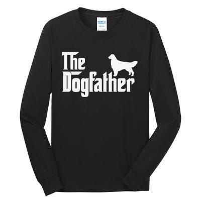 Golden Retriever - The DogFather Father's Day Tall Long Sleeve T-Shirt