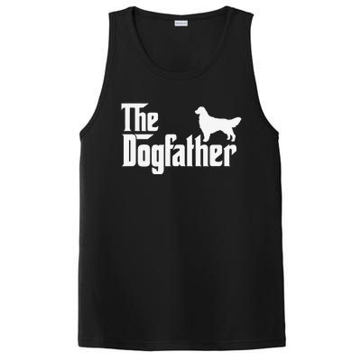 Golden Retriever - The DogFather Father's Day PosiCharge Competitor Tank