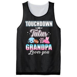 Gender Reveal Touchdowns Tutus Grandpa Matching Baby Party Mesh Reversible Basketball Jersey Tank