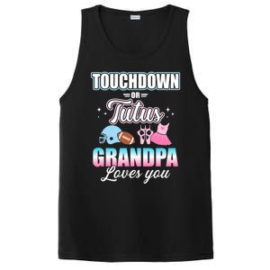 Gender Reveal Touchdowns Tutus Grandpa Matching Baby Party PosiCharge Competitor Tank