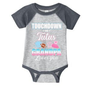 Gender Reveal Touchdowns Tutus Grandpa Matching Baby Party Infant Baby Jersey Bodysuit