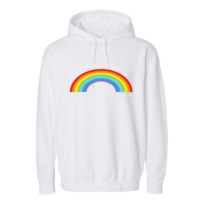 Genesis Revelation Taking The Rainbow Back Garment-Dyed Fleece Hoodie