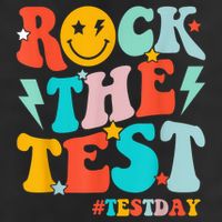 Groovy Rock The Test Testing Day Motivational Students Cool Comfort Performance Bucket Hat