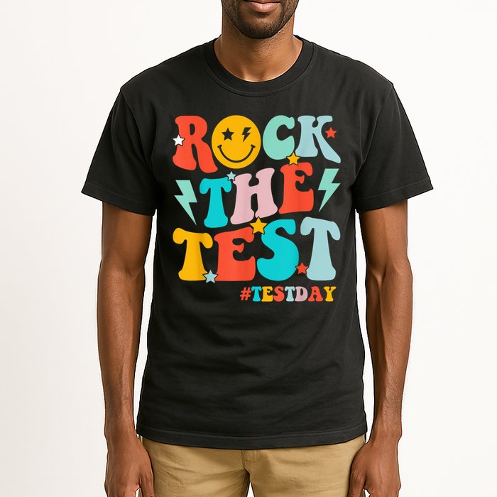 Groovy Rock The Test Testing Day Motivational Students Tall T-Shirt