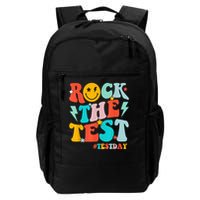 Groovy Rock The Test Testing Day Motivational Students Backpack