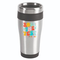 Groovy Rock The Test Testing Day Motivational Students 16oz Travel Tumbler