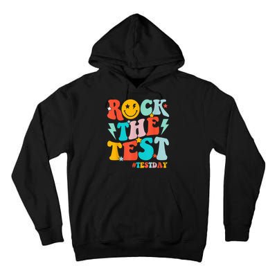 Groovy Rock The Test Testing Day Motivational Students Tall Hoodie