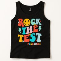 Groovy Rock The Test Testing Day Motivational Students Tank Top