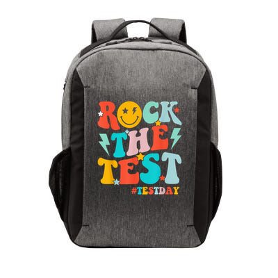 Groovy Rock The Test Testing Day Motivational Students Vector Backpack