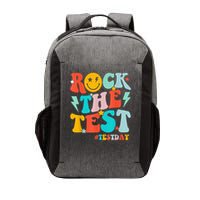 Groovy Rock The Test Testing Day Motivational Students Vector Backpack