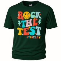 Groovy Rock The Test Testing Day Motivational Students Performance Shirt
