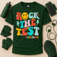 Groovy Rock The Test Testing Day Motivational Students Performance Shirt