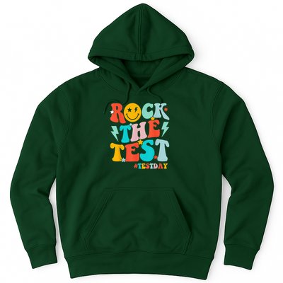 Groovy Rock The Test Testing Day Motivational Students Hoodie