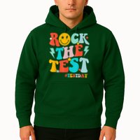 Groovy Rock The Test Testing Day Motivational Students Hoodie