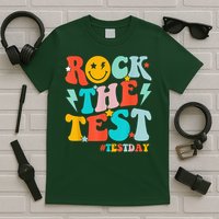Groovy Rock The Test Testing Day Motivational Students T-Shirt