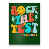 Groovy Rock The Test Testing Day Motivational Students Poster