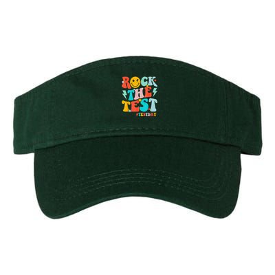 Groovy Rock The Test Testing Day Motivational Students Visor