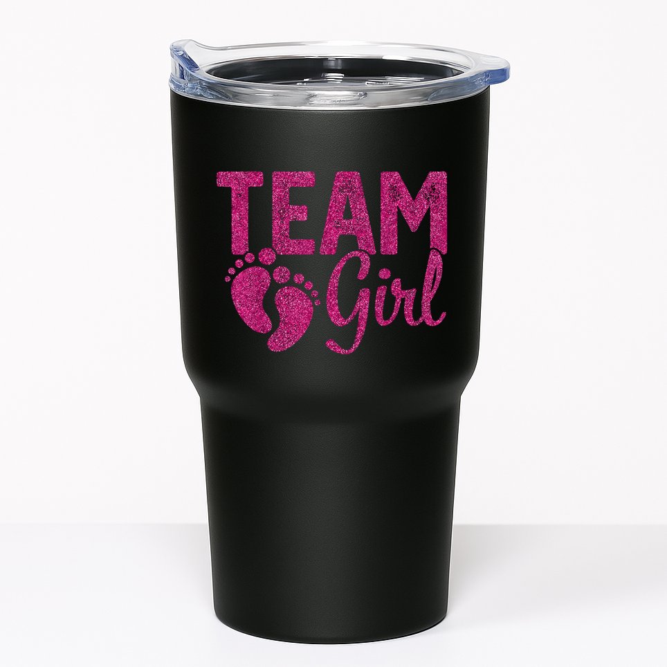 Gender Reveal Team Girl Pink Tumbler