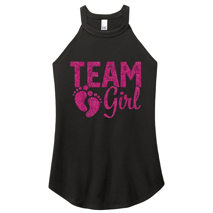 Gender Reveal Team Girl Pink Women's Perfect Tri Rocker Tank