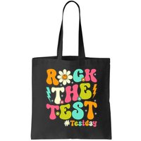 Groovy Rock The Test Motivational Retro Teachers Testing Day Bag