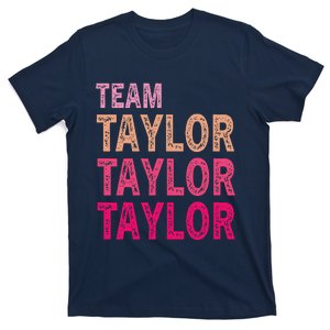 Girl Retro Taylor First Name Personalized Groovy Birthday T-Shirt