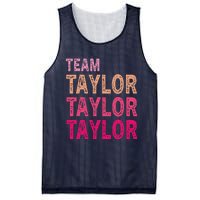 Girl Retro Taylor First Name Personalized Groovy Birthday Mesh Reversible Basketball Jersey Tank