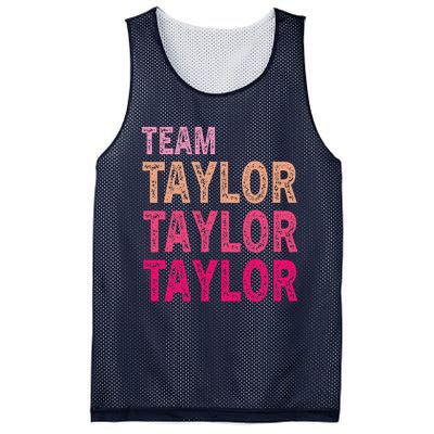 Girl Retro Taylor First Name Personalized Groovy Birthday Mesh Reversible Basketball Jersey Tank