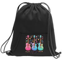 Girl Retro Taylor First Name Personalized Groovy 80S Pink Sweatshirt Cinch Pack Bag