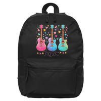 Girl Retro Taylor First Name Personalized Groovy 80S Pink 16 in Basic Backpack