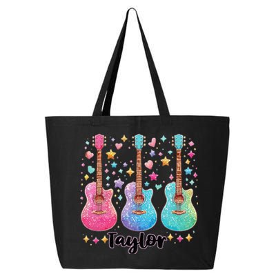 Girl Retro Taylor First Name Personalized Groovy 80S Pink 25L Jumbo Tote