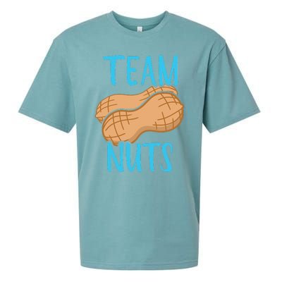 Gender Reveal Team Nuts Boy Matching Family Baby Party Sueded Cloud Jersey T-Shirt