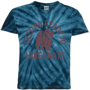 Getting Ready To Hibernate Kids Tie-Dye T-Shirt